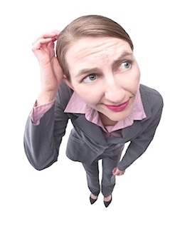 Confused Business Woman